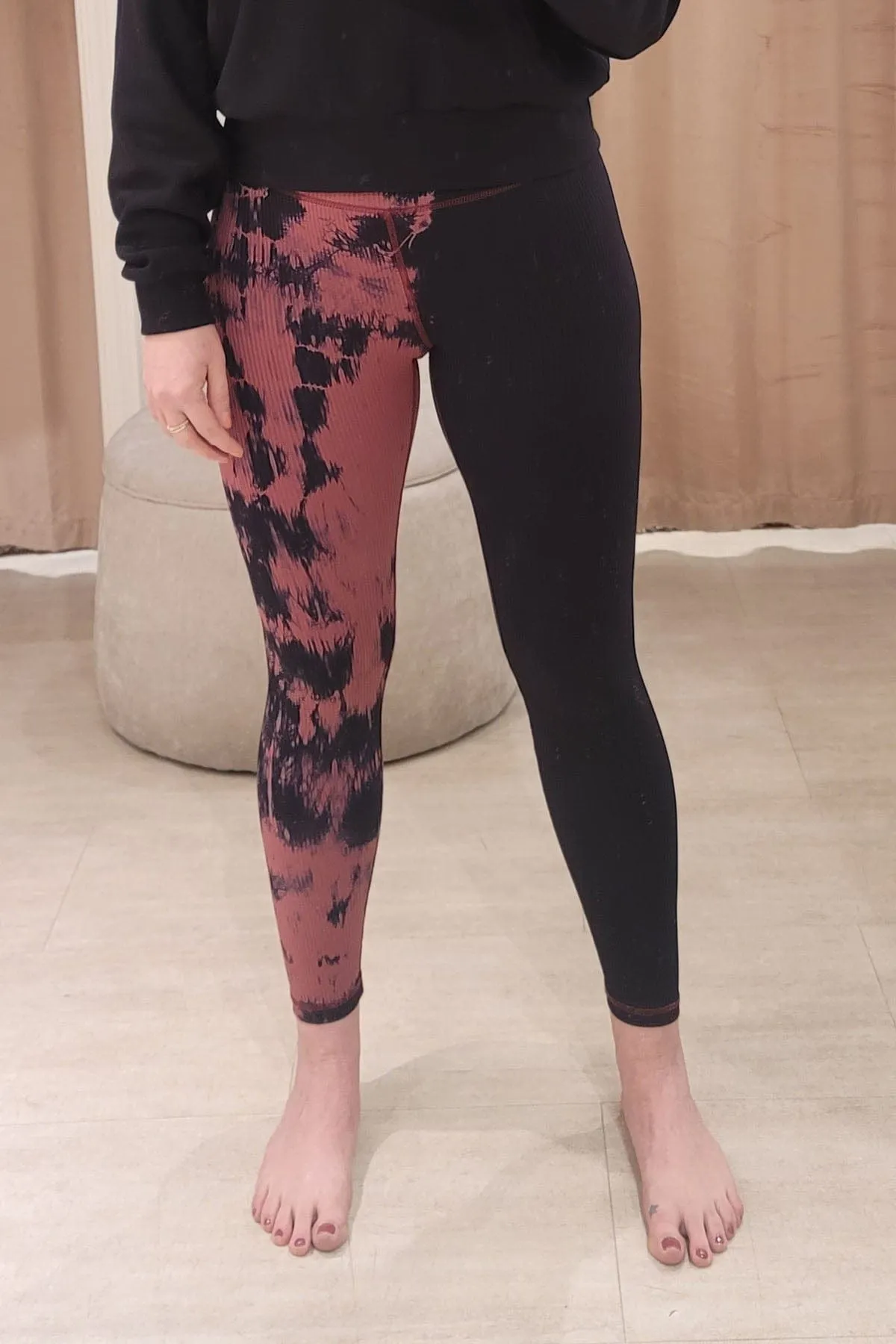 Campbell 7/8 Legging in Arizona   Black