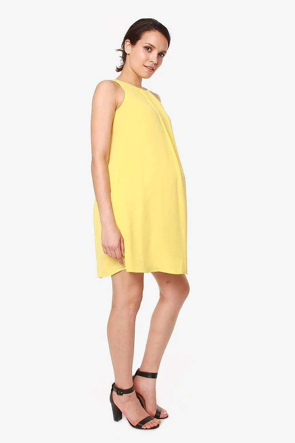 Carmene Sleeveless Dress Yellow