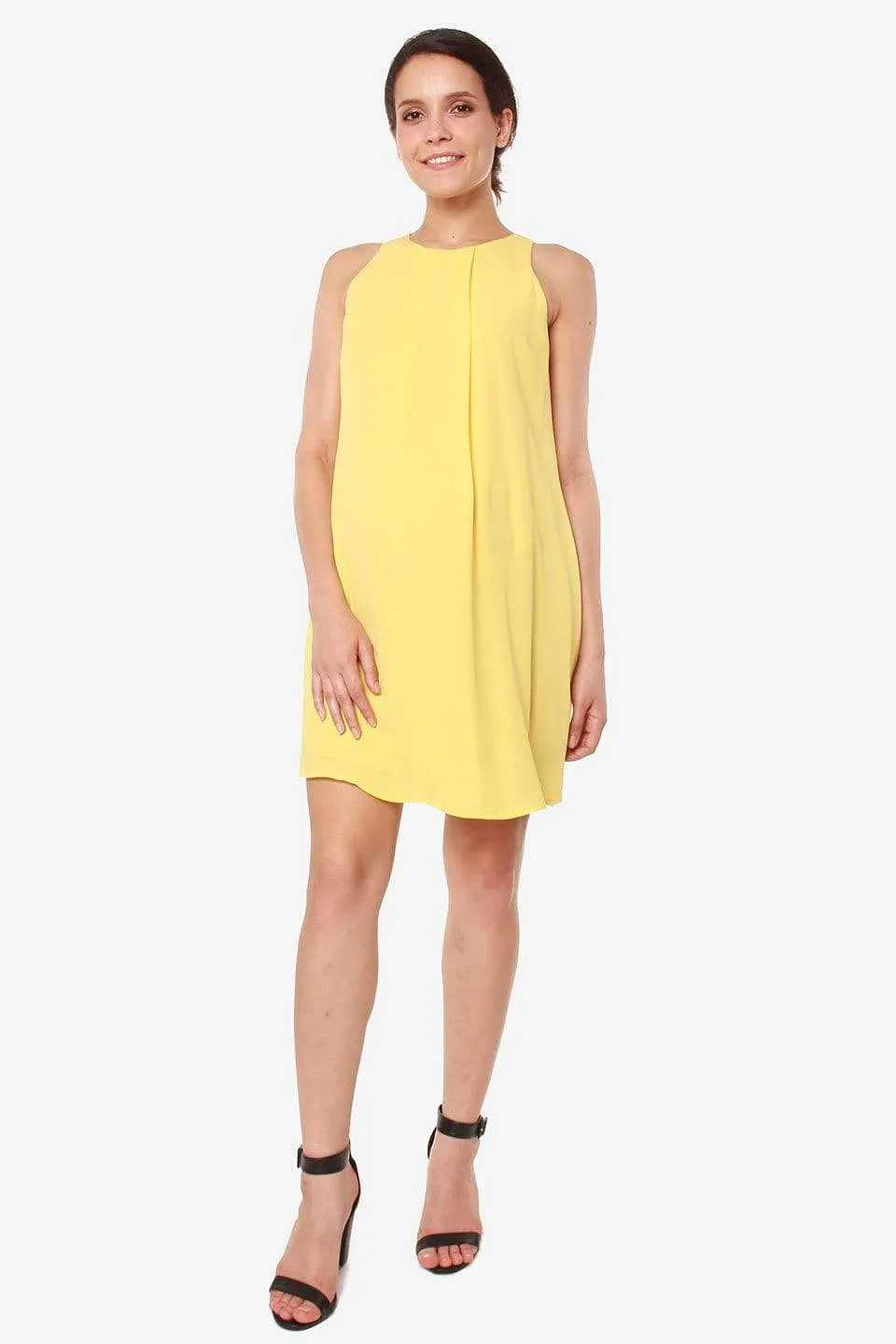 Carmene Sleeveless Dress Yellow