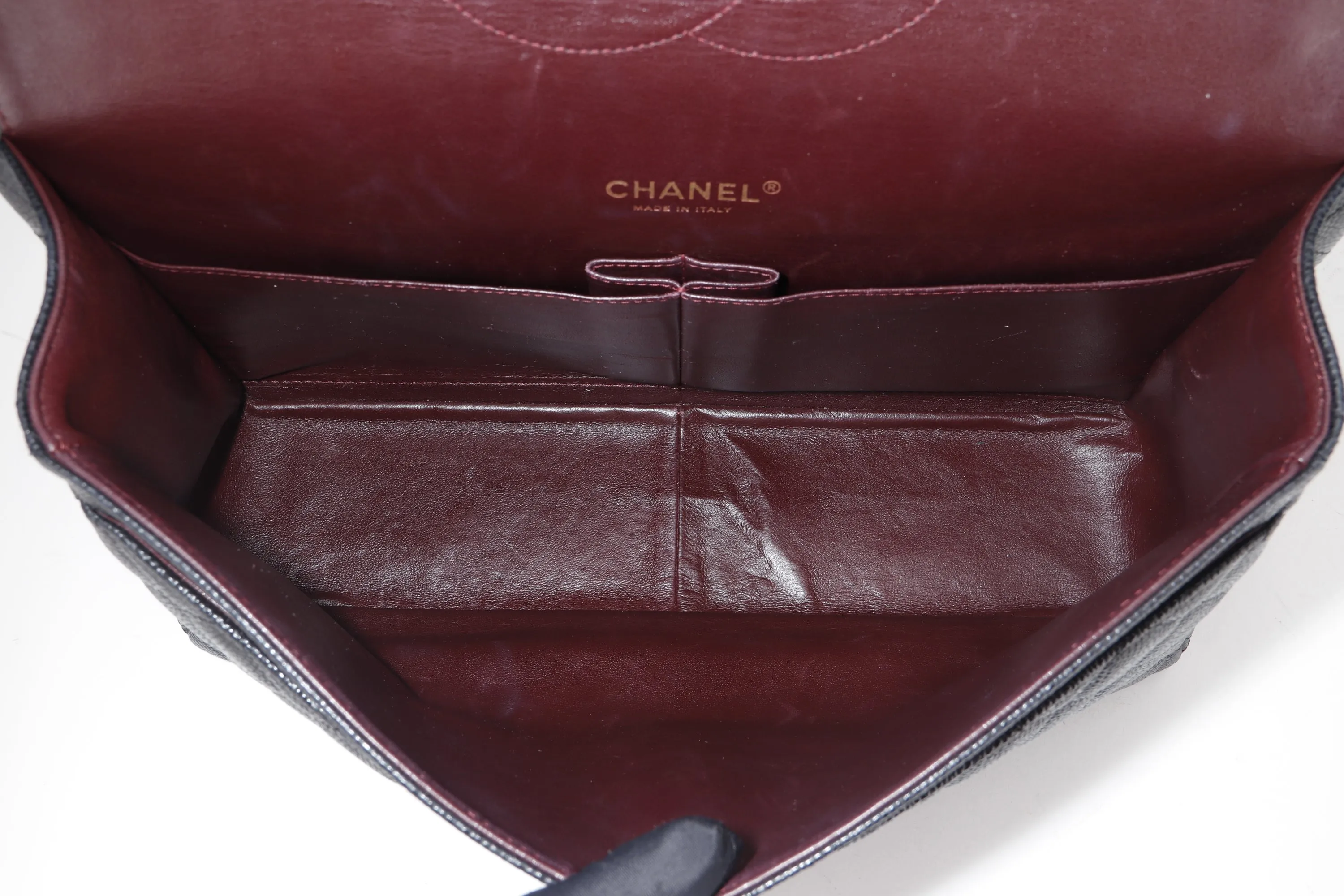 CHANEL CLASSIC FLAP MAXI (1724xxxx) BLACK CAVIAR LEATHER GOLD HARDWARE, WITH CARD, DUST COVER & BOX