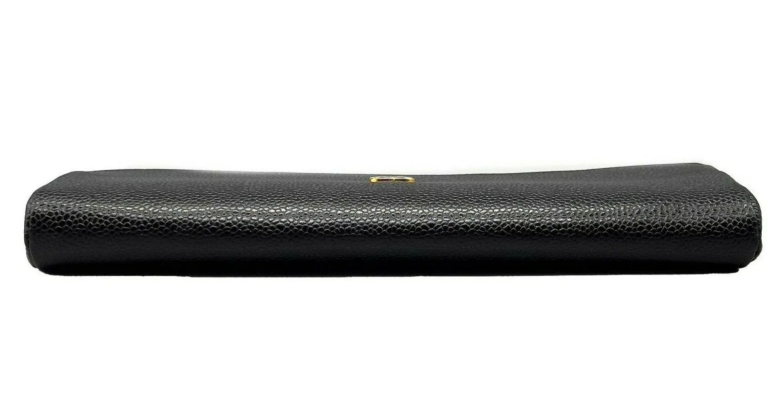 CHANEL - Vintage 96 Small Black Case / Pouch / Makeup Bag Caviar Leather / CC Lo