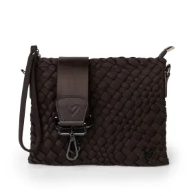 Charlotte Woven Crossbody - Espresso