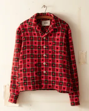 Checkerboard Card Overshirt - M/L