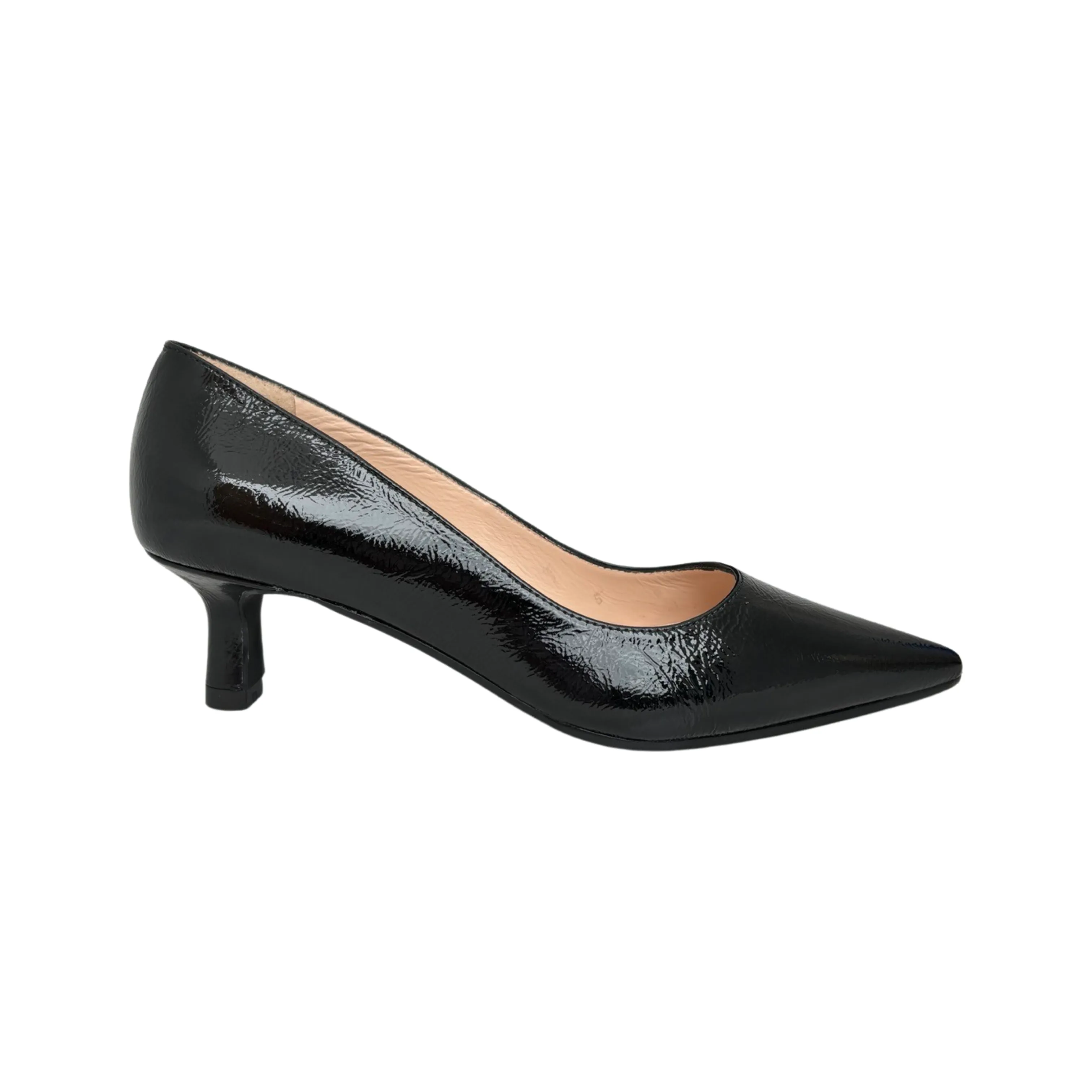 Chemia-1 Black Crinkle Patent Pump