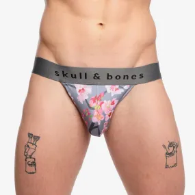 Cherry Blossom Jockstrap Grey