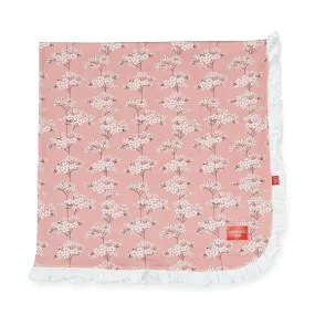 cherry blossom modal soothing swaddle blanket