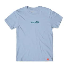 Chocolate OG Chunk Square Tee - Dusty Blue