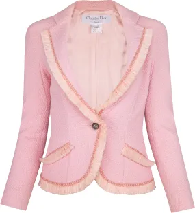 Christian Dior Fall 1997 Pink Runway Blazer Jacket