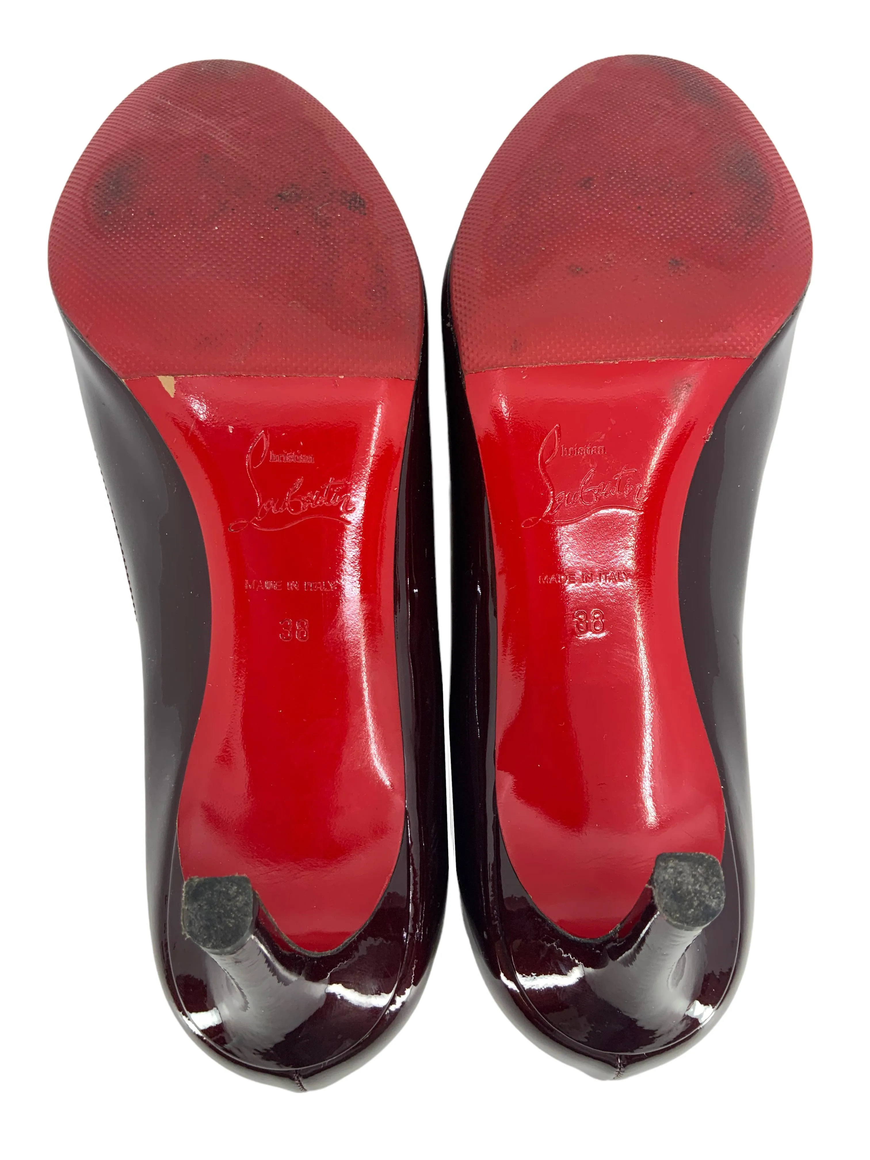 Christian Louboutin Patent Leather Simple Pumps Size 8