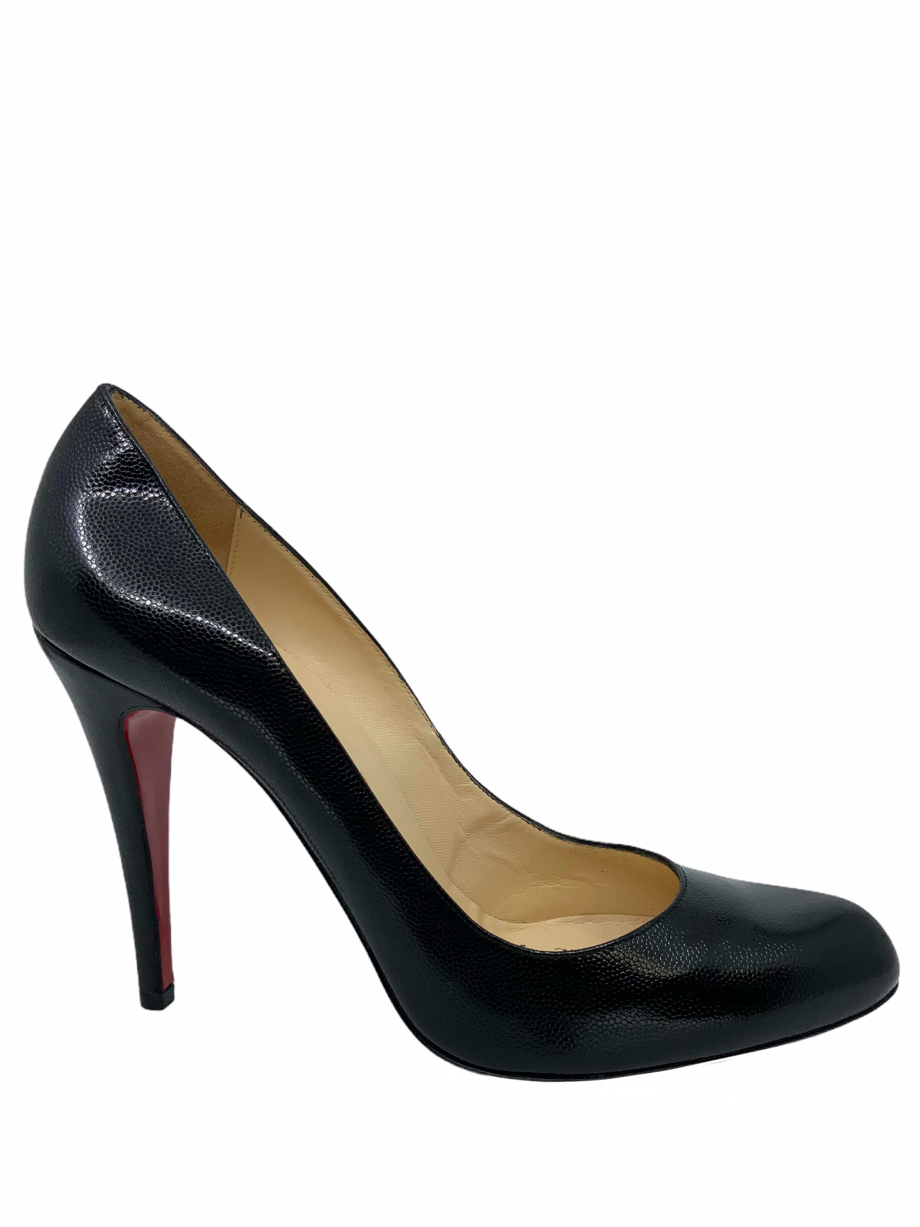 Christian Louboutin Textured Leather Simple Pumps Size 11 NEW