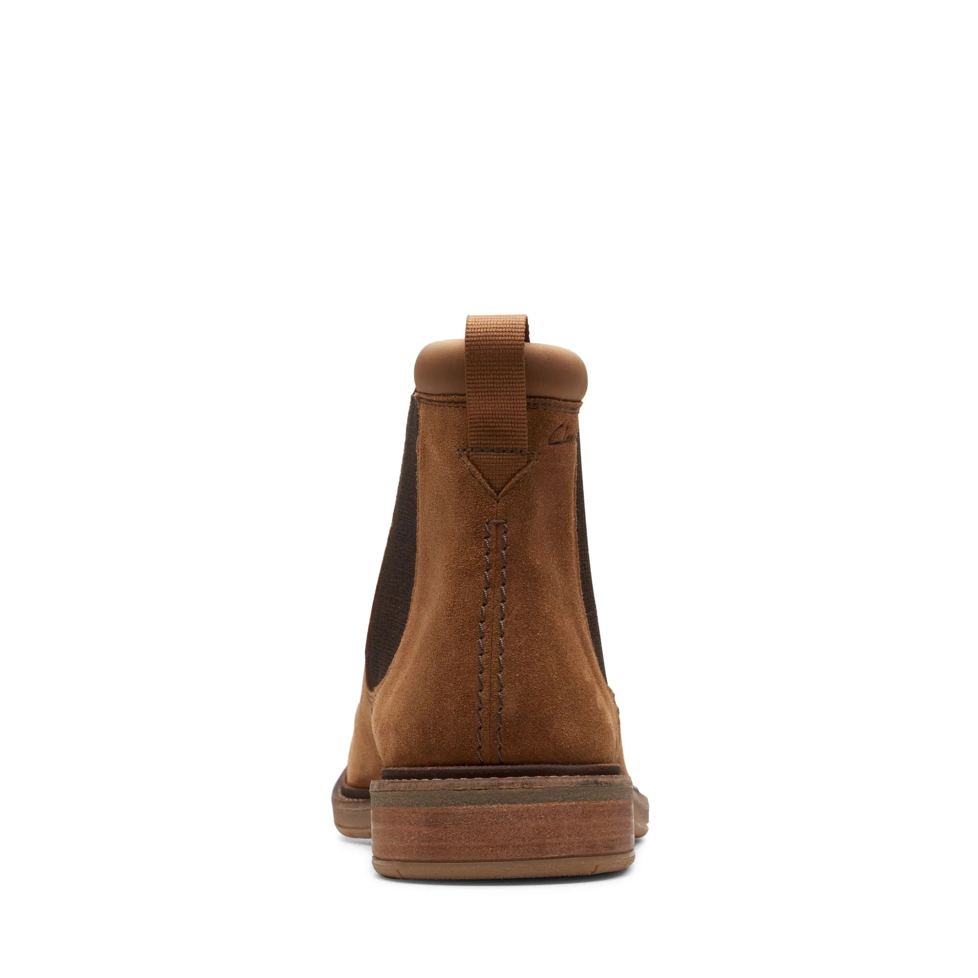 Clarks Clarkdale Hall Cognac Suede