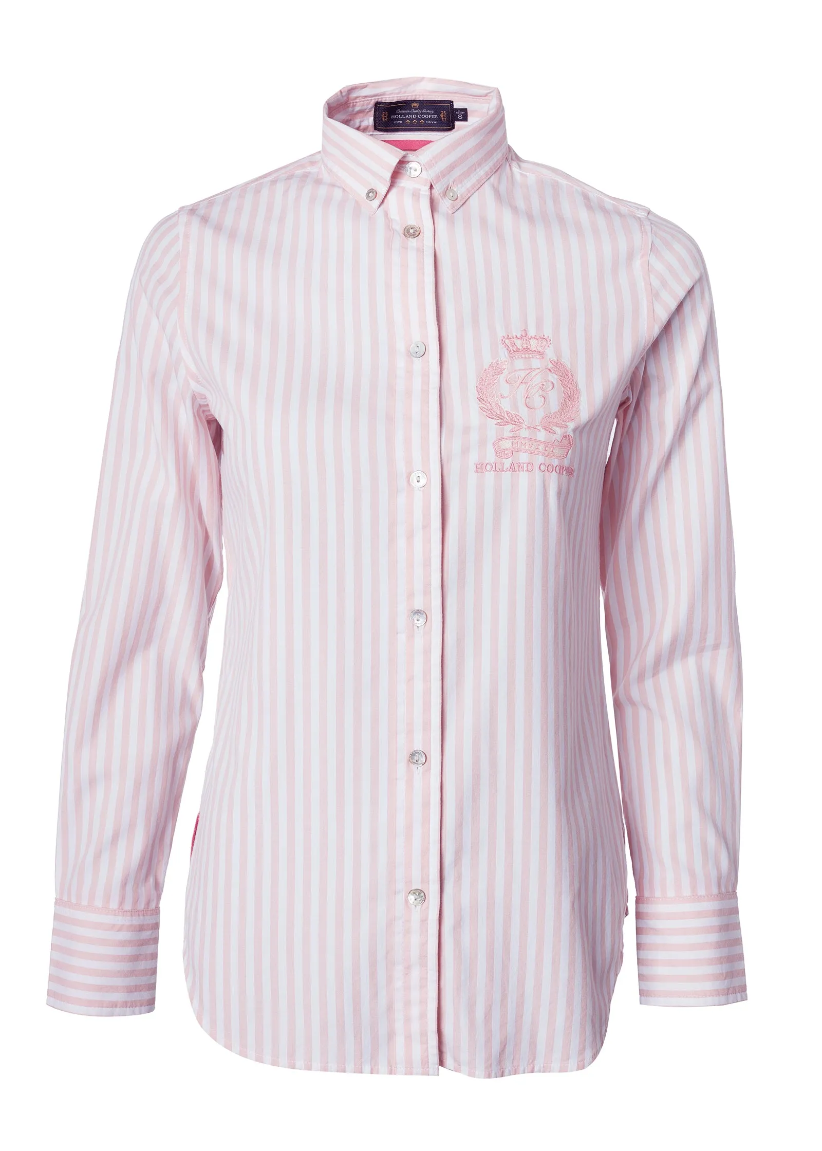 Classic Button Down Shirt (Pink Stripe)