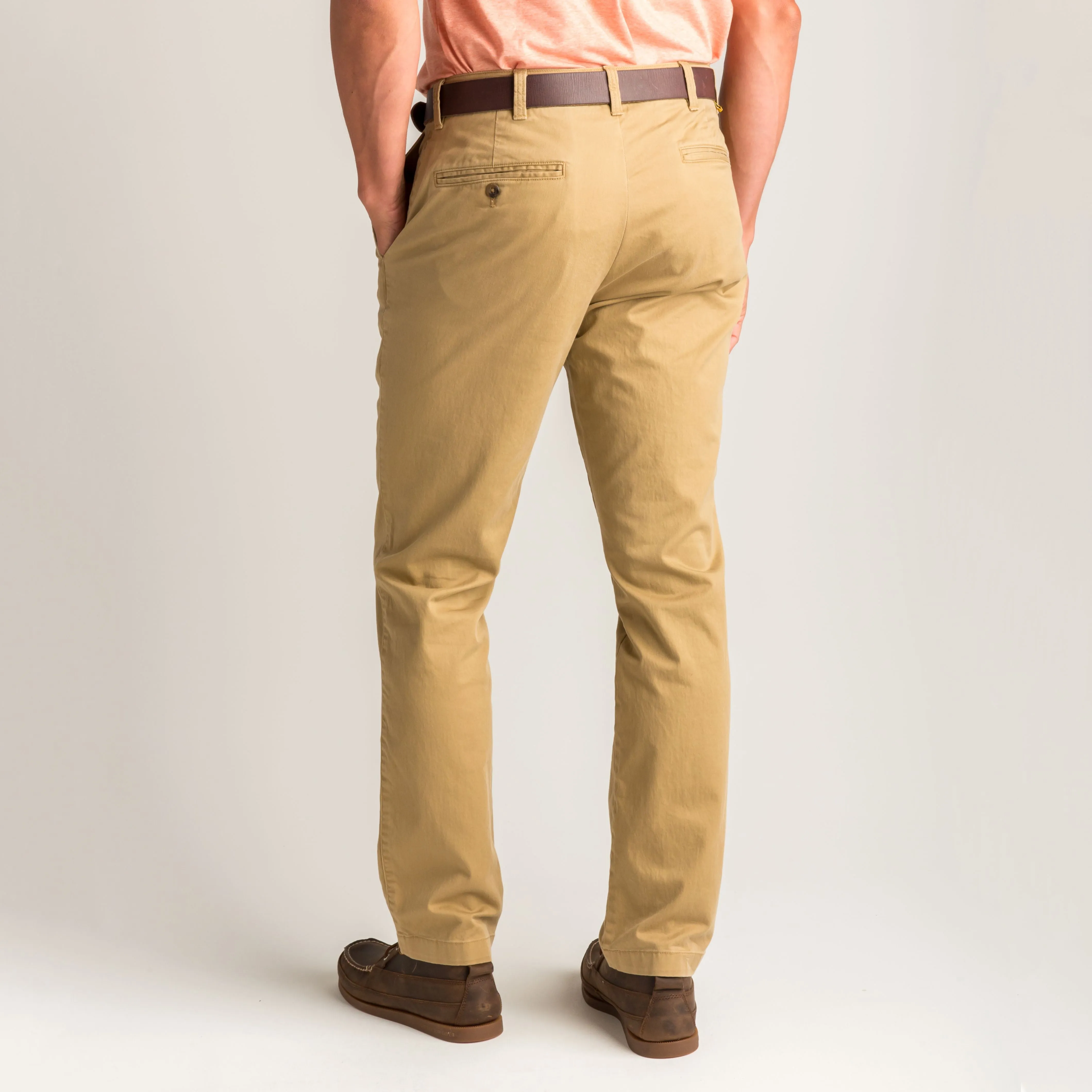 Classic Fit Gold School Chino - Dark Khaki