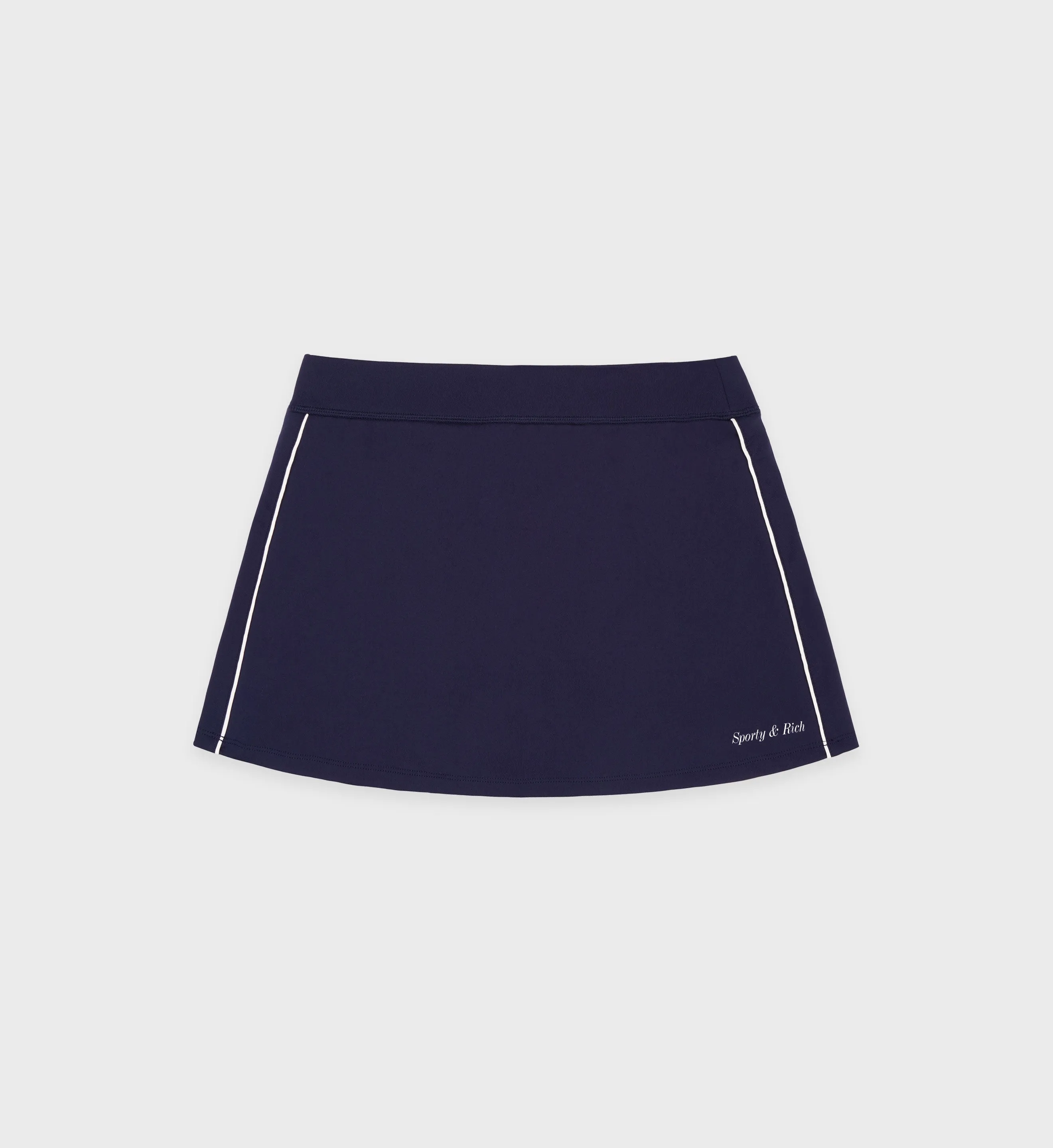 Classic Logo Court Skirt - Navy/White