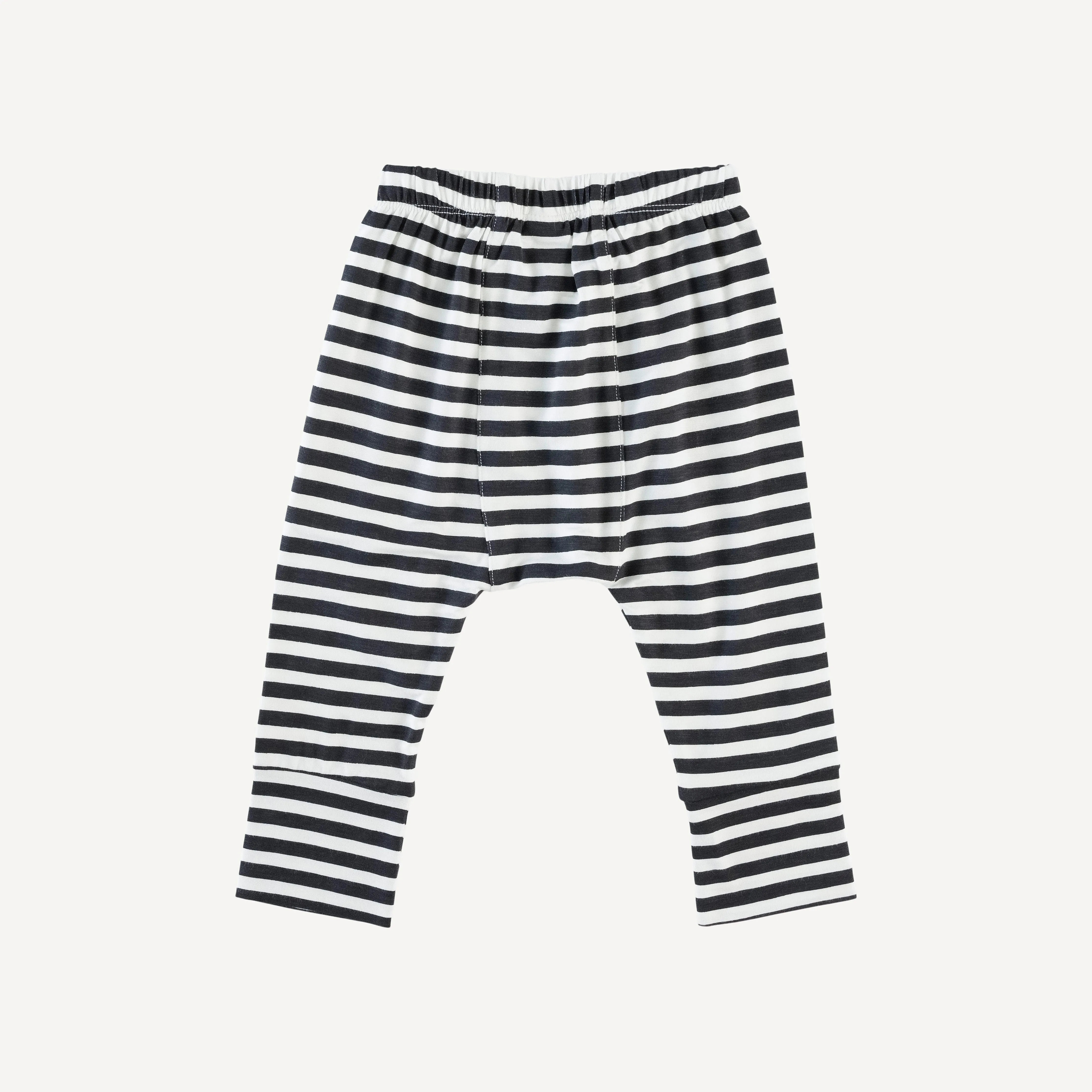 classic panda pant | black stripe | bamboo