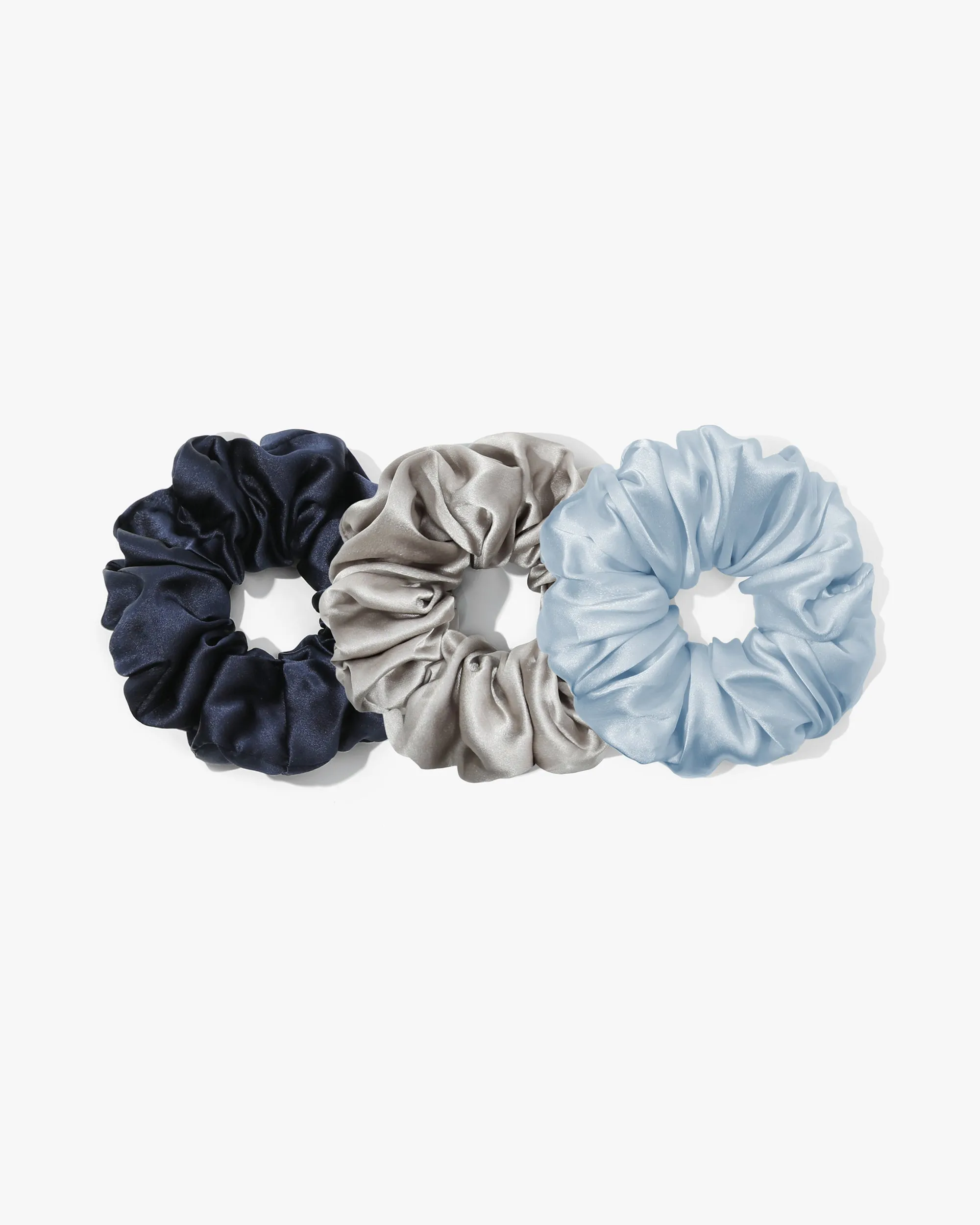 Classic Silk Scrunchies 3PCS