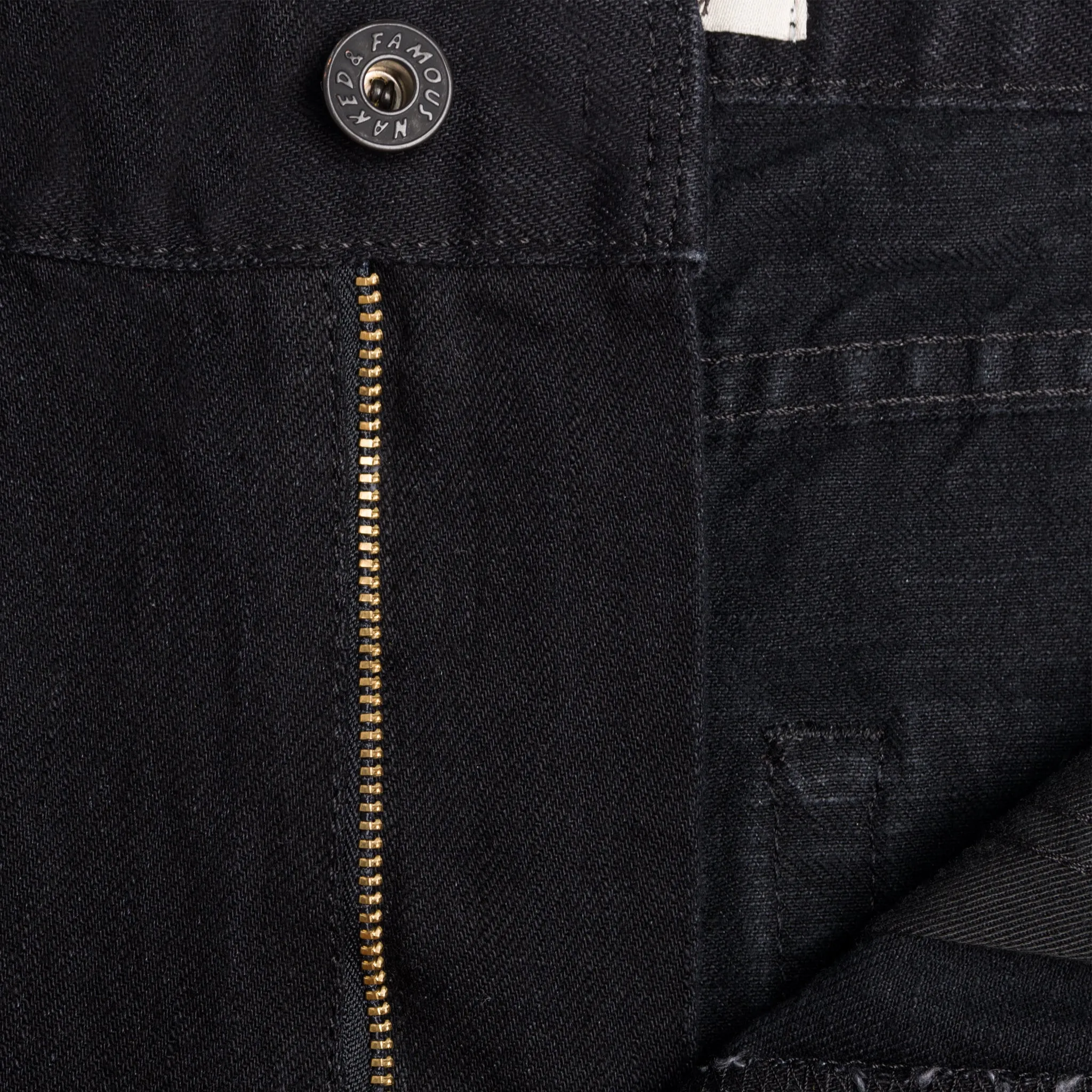 Classic - Solid Black Selvedge