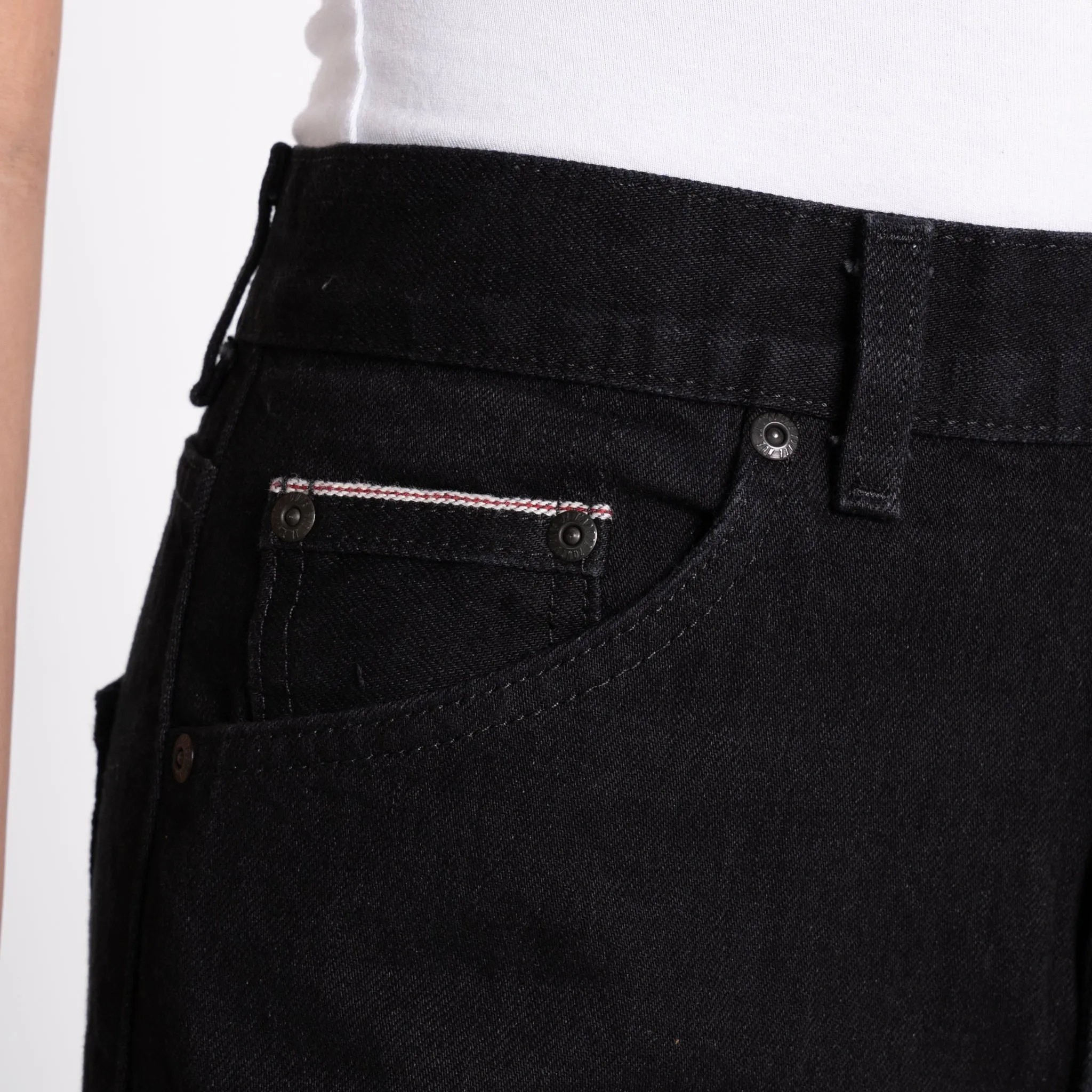 Classic - Solid Black Selvedge