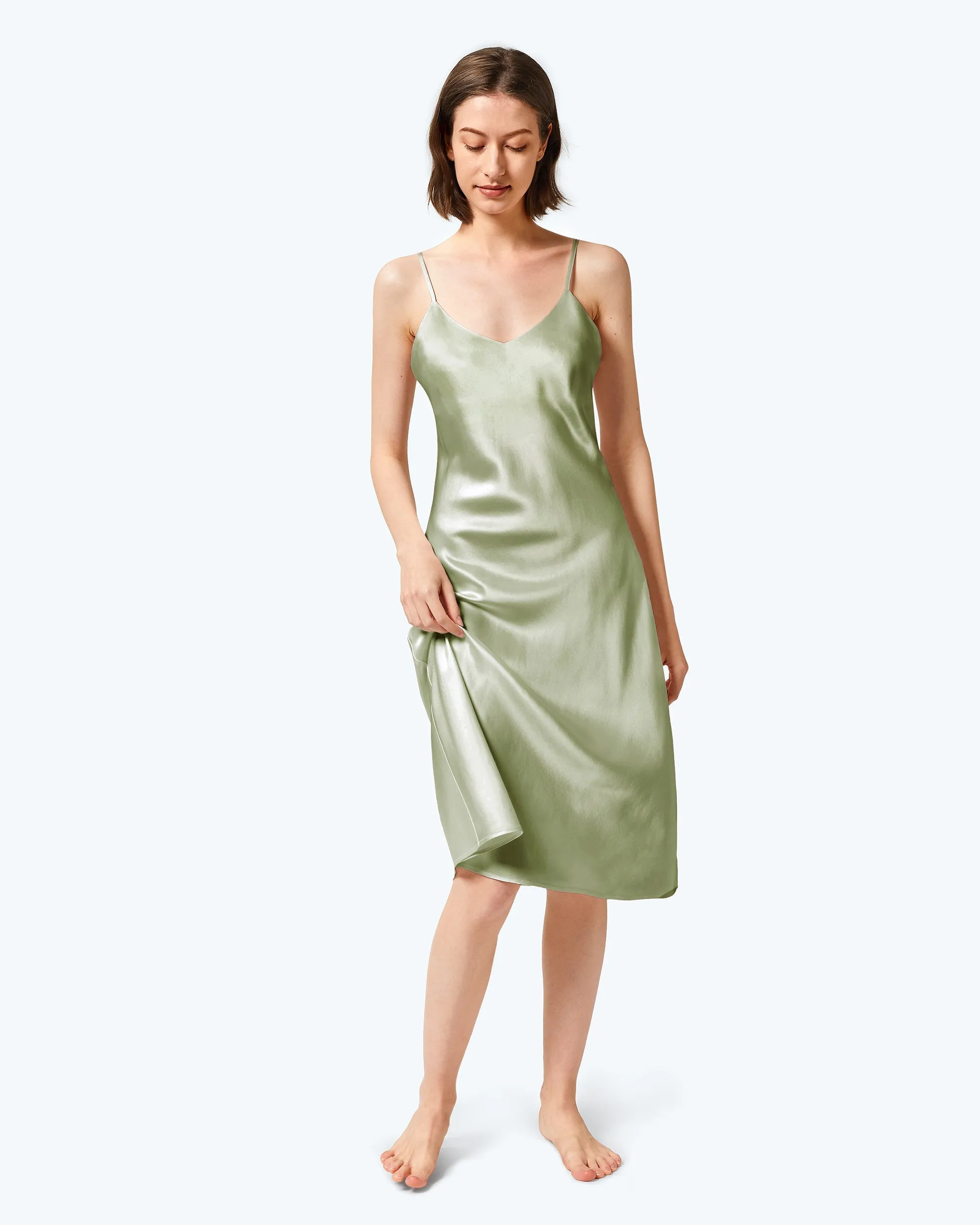 Clearance Classic Silk Night Gown