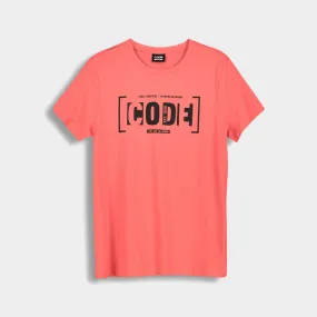 Code Mens Fineline Graphic Tee Orange/Black _ 180695 _ Orange