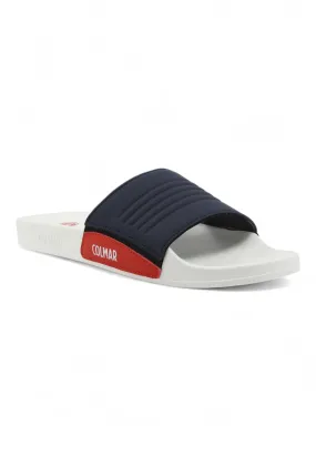 COLMAR Ciabatta Uomo White Navy Red Royal Blue SLIPPER BRAND