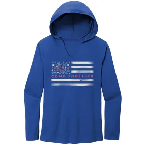 Come Together Flag Women’s Perfect Tri Long Sleeve Hoodie