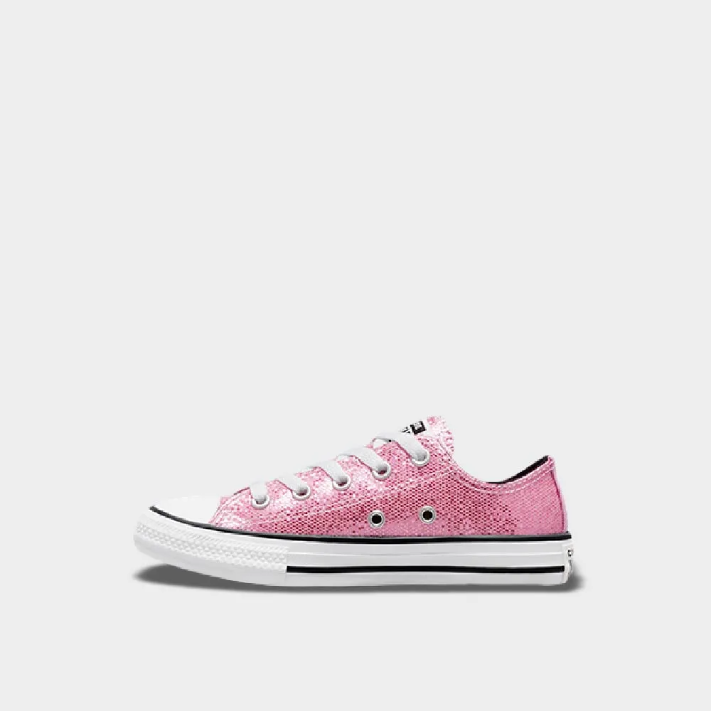 Converse Kids Chuck Taylor All Star Glitter Sneaker Pink/White _ 172697 _ Pink