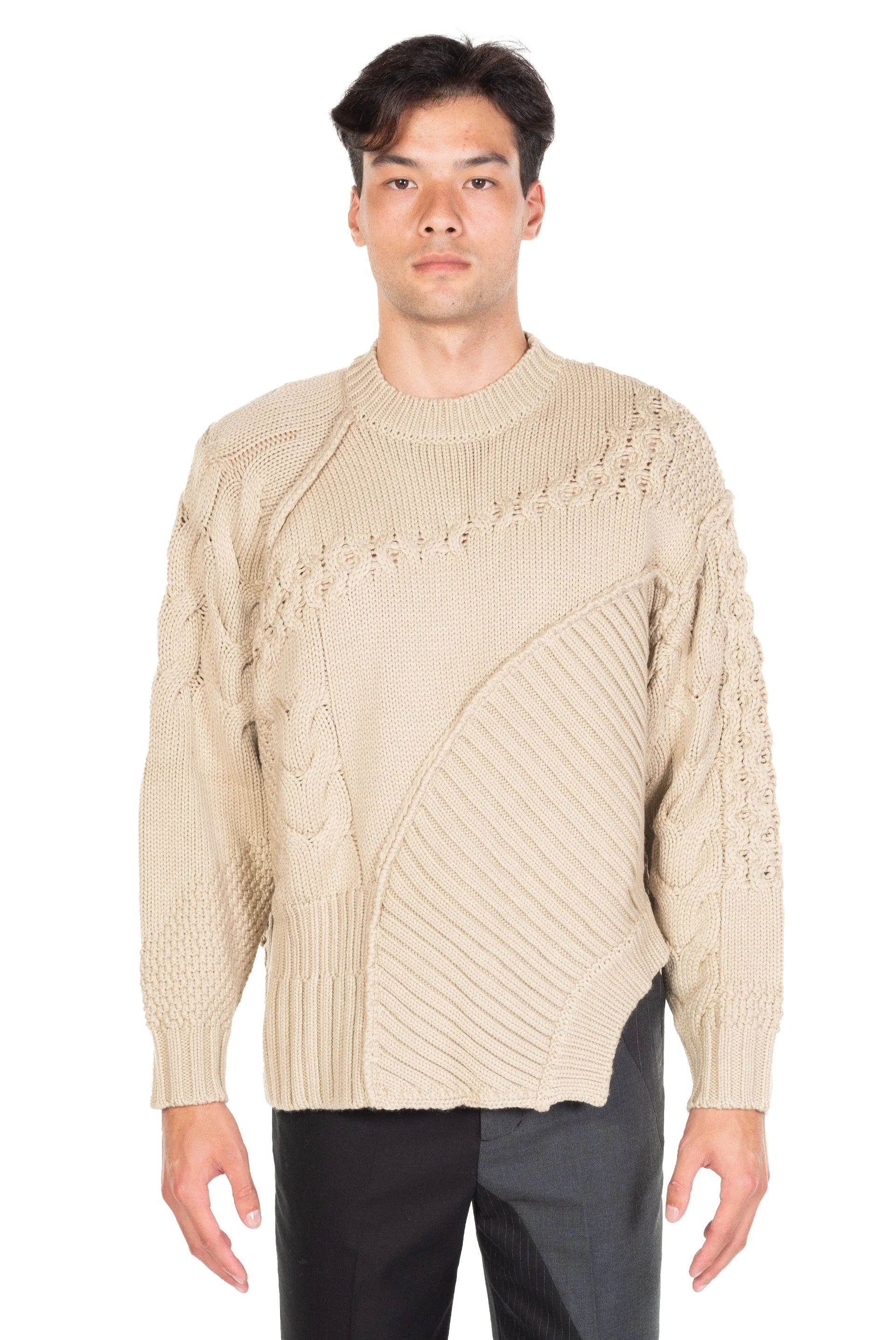 Deconstructed Knit Sweater