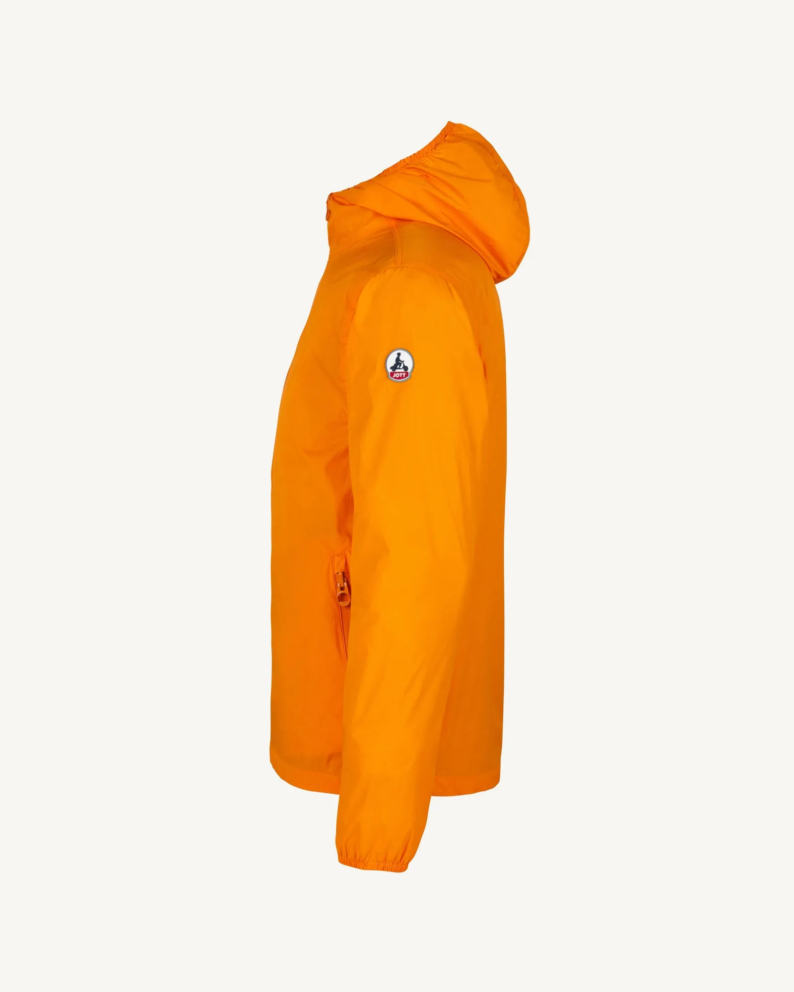 Derry waterproof packable jacket Tangerine