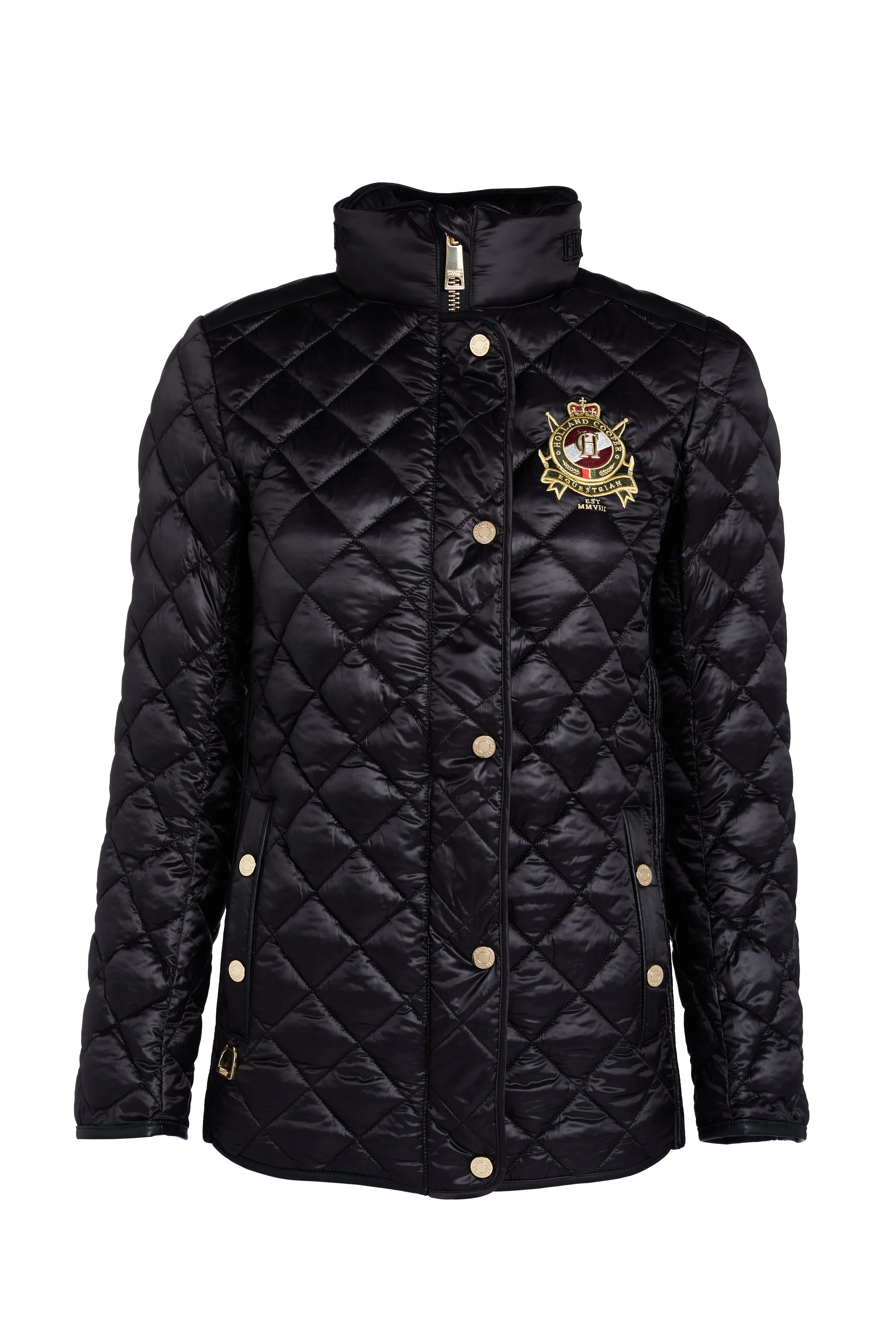 Diamond Quilt Classic Jacket (Black)