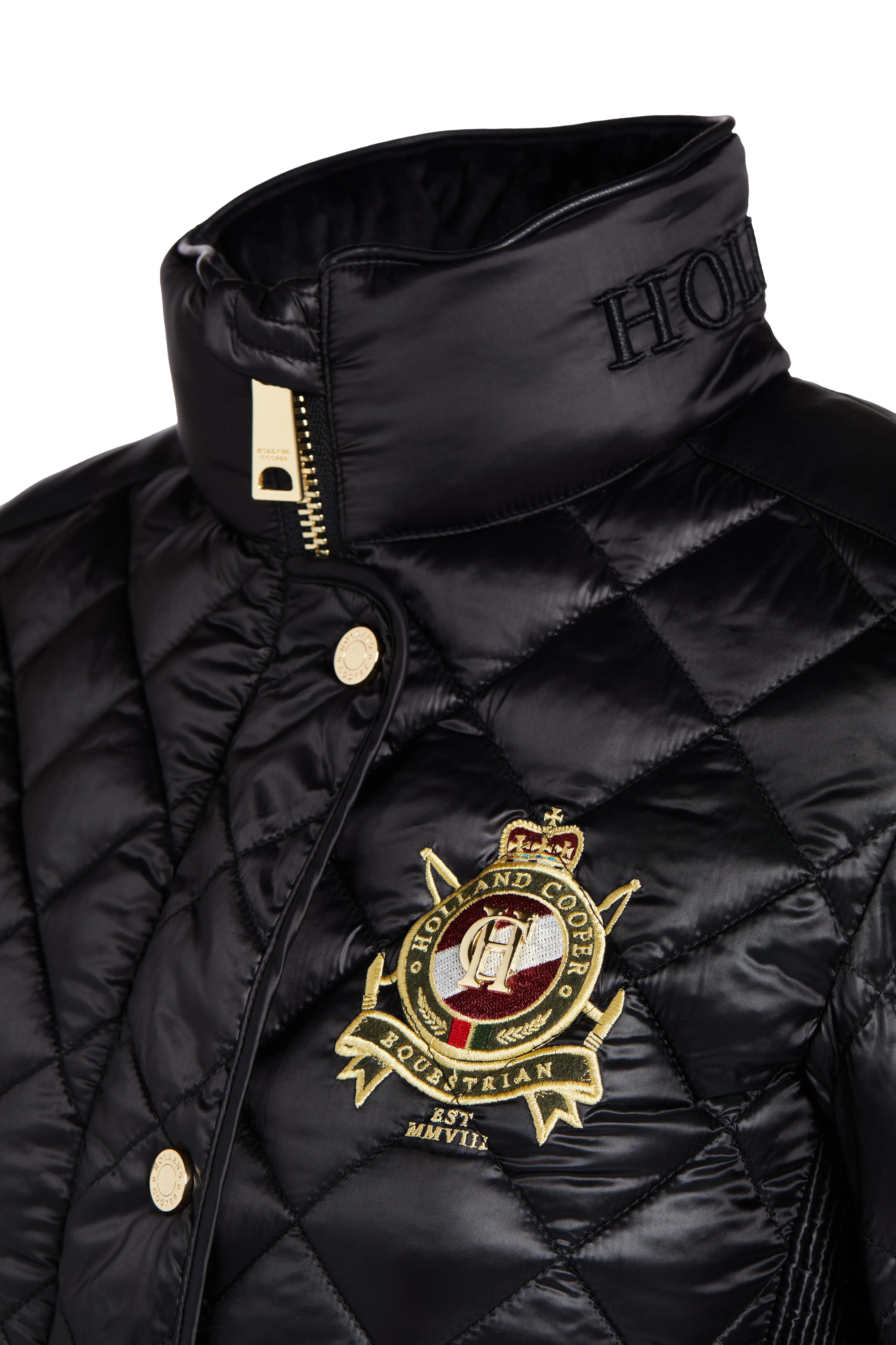 Diamond Quilt Classic Jacket (Black)