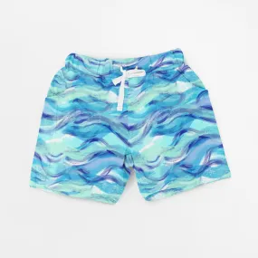 Double Layer Jazzy Shorts | Santorini