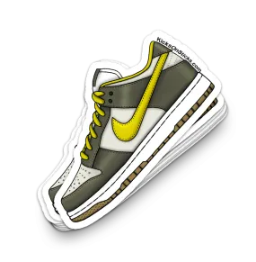 Dunk Low "Cargo Jade Sulfur" Sneaker Sticker