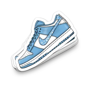 Dunk Low "Paisley Blue" Sneaker Sticker