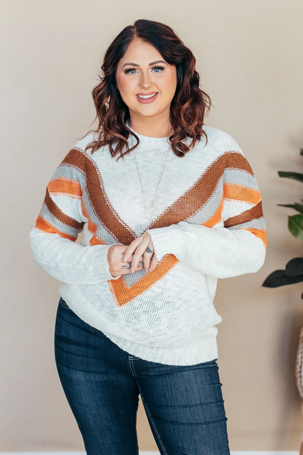 Early Autumn Chevron Sweater - 3 Colors