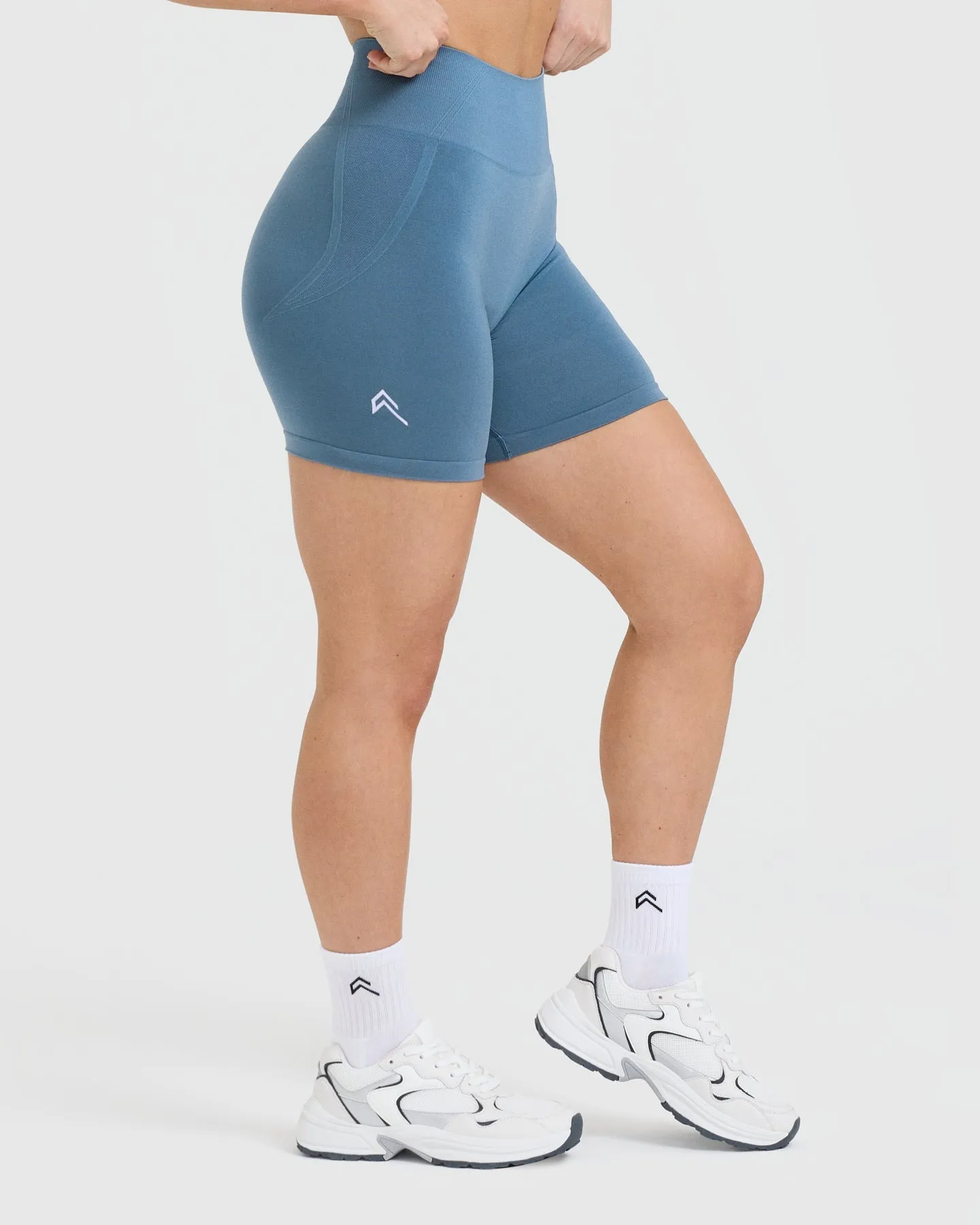 Effortless Seamless Shorts | Moonstone Blue