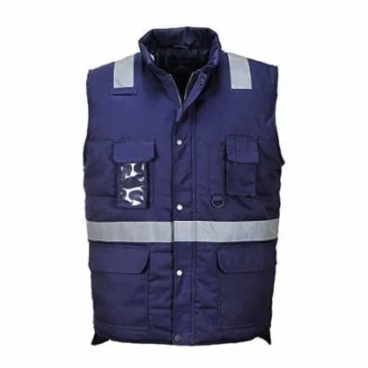 Enhanced Visibility Iona Padded Gillet-Bodywarmer Portwest F414