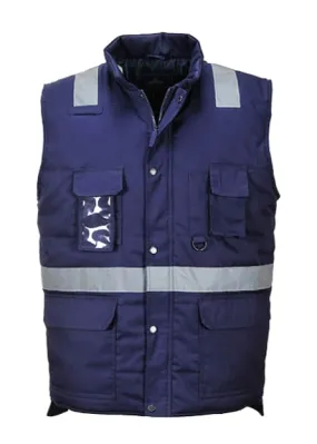 Enhanced Visibility Iona Padded Gillet-Bodywarmer Portwest F414