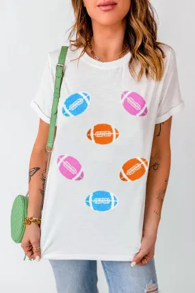 Explore More Collection - Ball Round Neck Short Sleeve T-Shirt