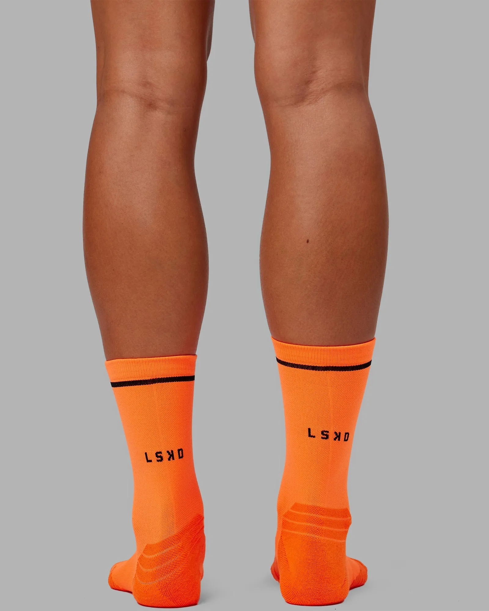 Fast Performance Sock - Neon Orange-Black