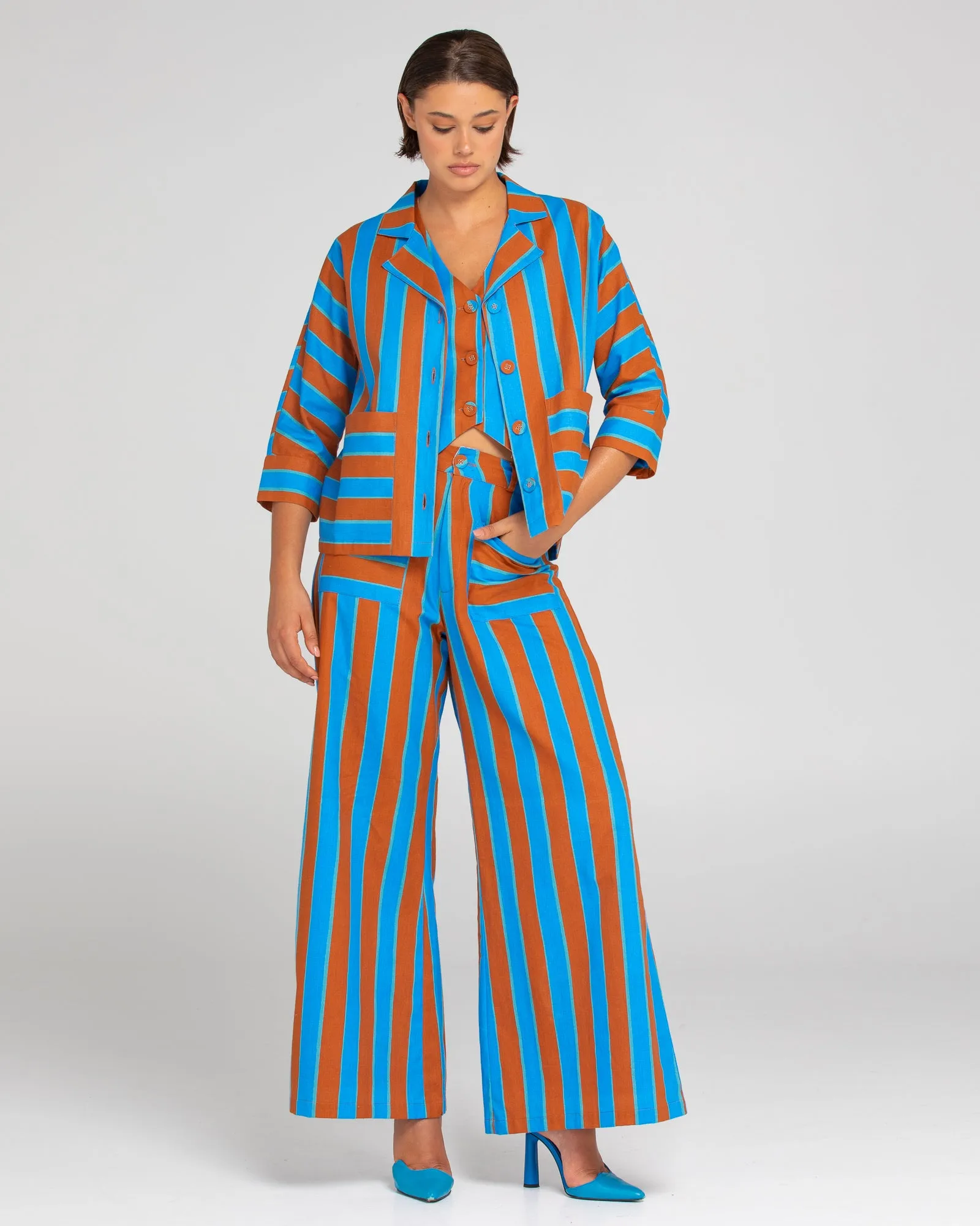 Fay Pant - Cabana Stripe