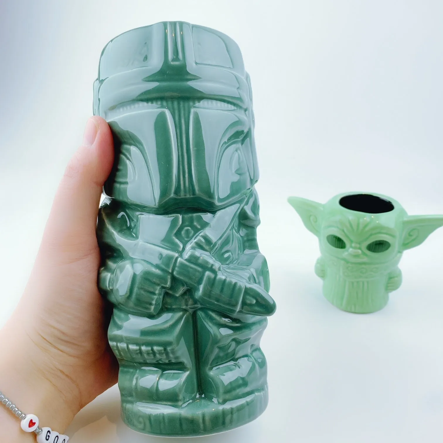 Geeki Tikis Star Wars The Mandalorian & the child Ceramic Drinking Mug 2 packs