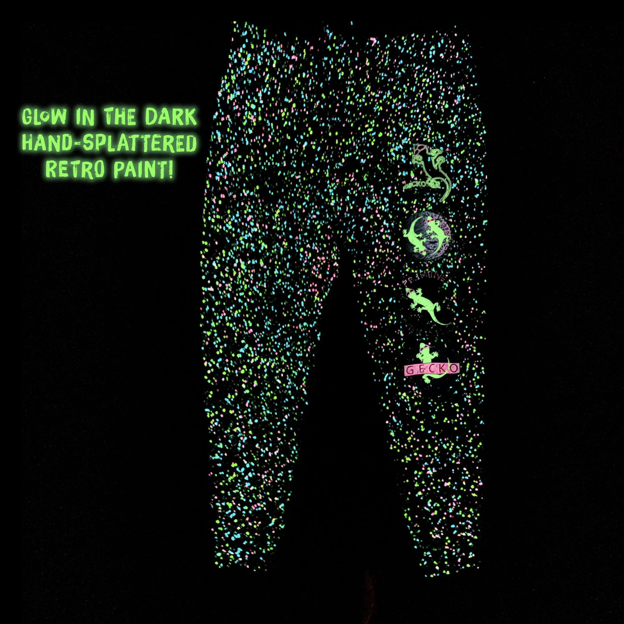 GITD SPLATTER Joggers - Four LoGo