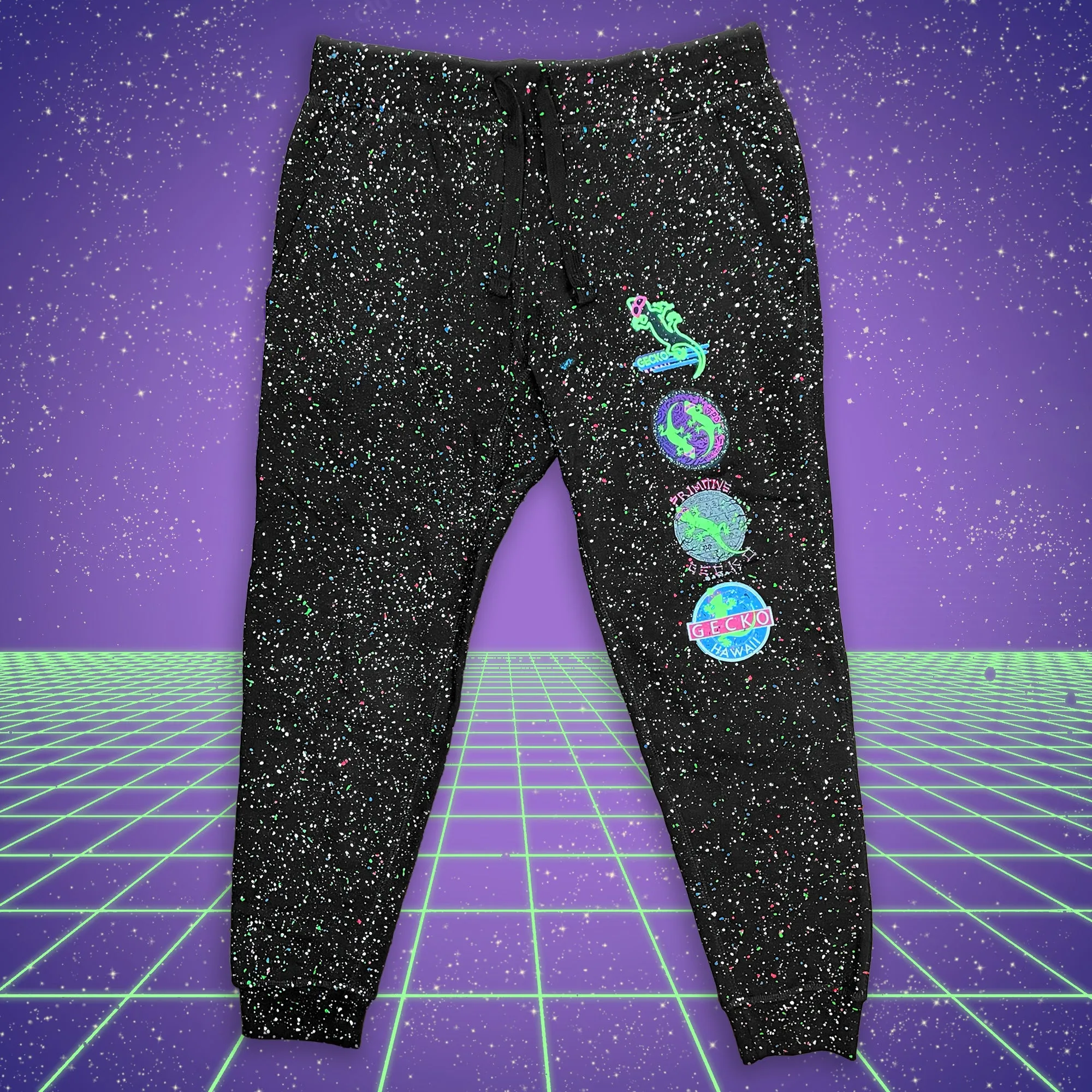 GITD SPLATTER Joggers - Four LoGo