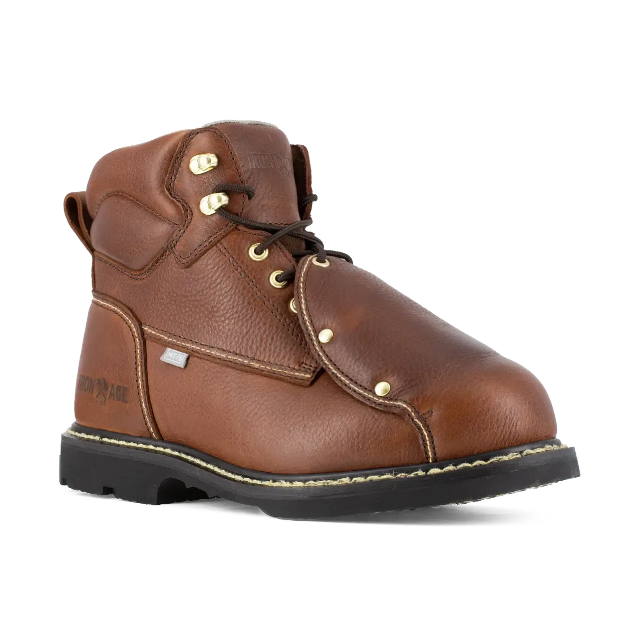 Groundbreaker Steel-Toe Ext Metguard 6 Inch Work Boot Brown