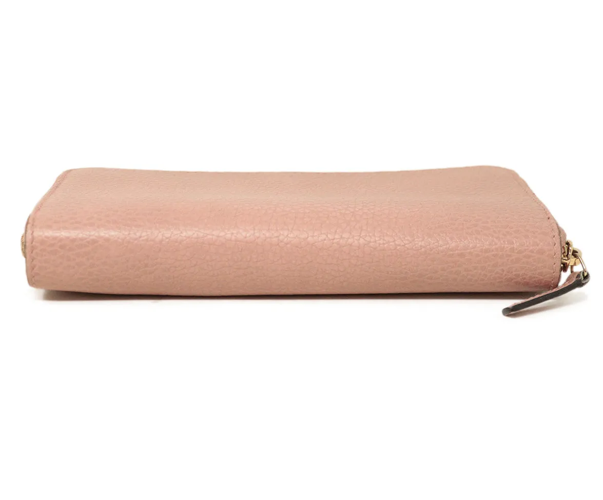 Gucci Pink Leather Wallet