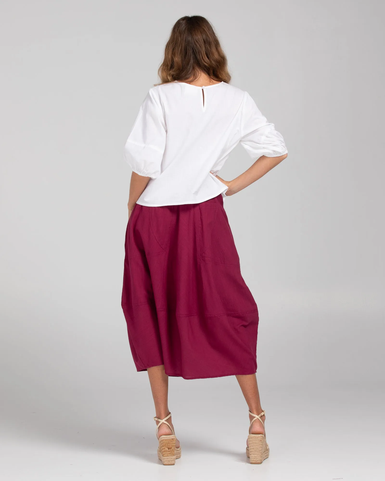 Guru Skirt - Deep Magenta