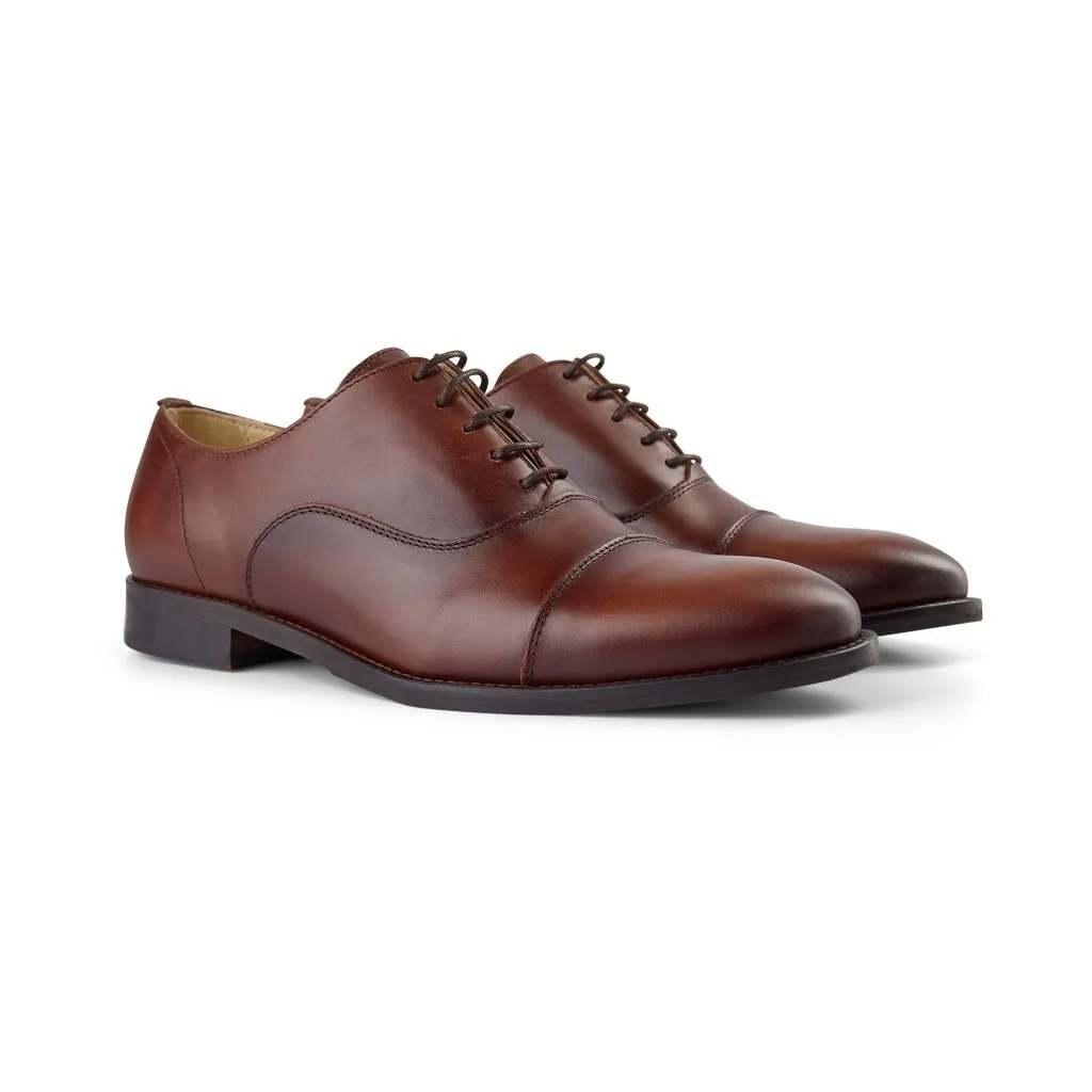 Harry Læder Oxford - BROWN