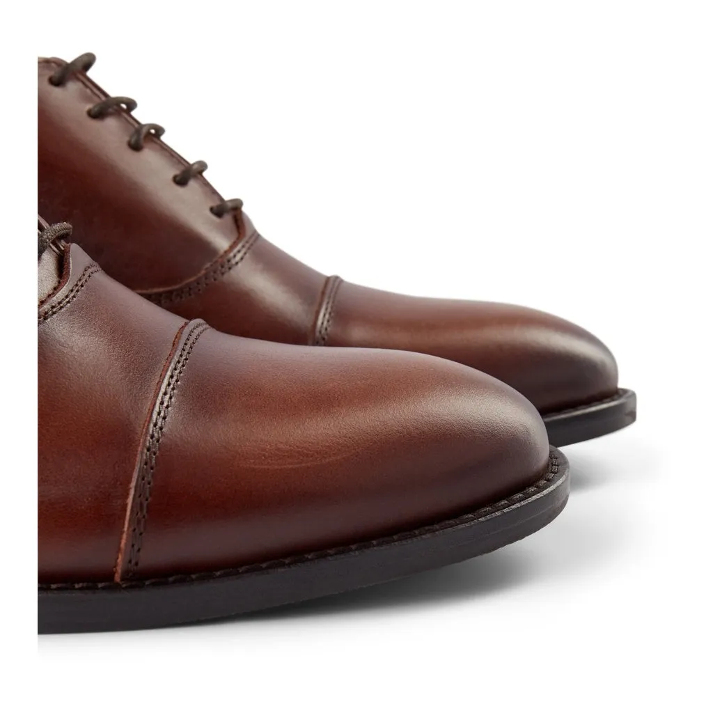 Harry Læder Oxford - BROWN