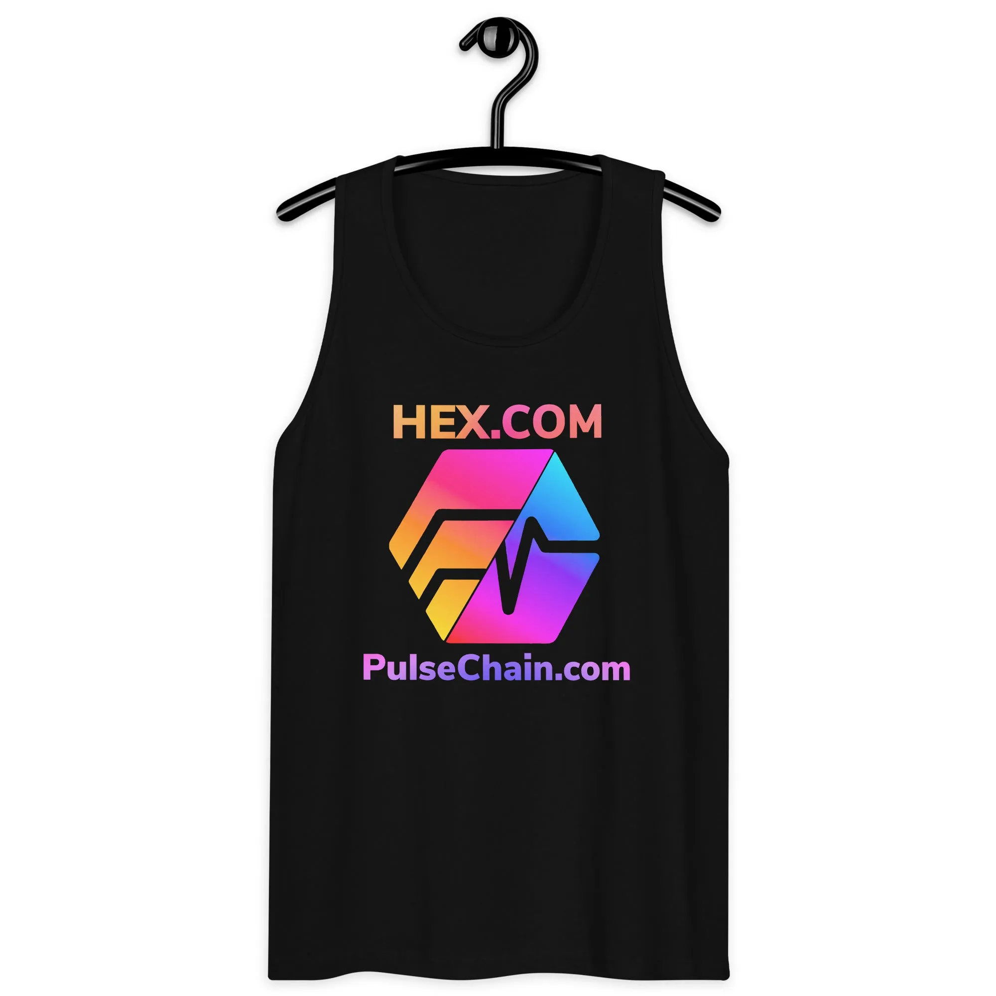 HEX.COM/PulseChain.com Men’s Premium Tank Top